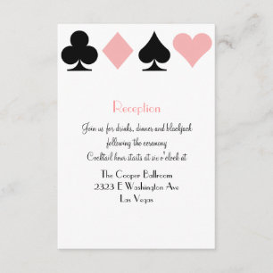 Schicksal Las Vegas Hochzeitsempfang Extra Info Begleitkarte