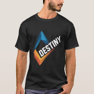 Schicksal Motivations-T-Shirt Moderne geometrisc T-Shirt