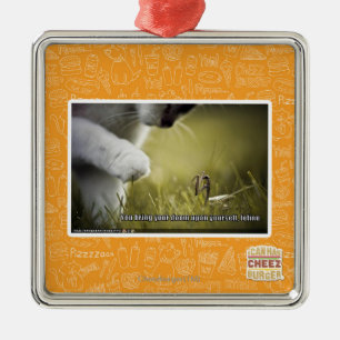 Schicksal nach selbst silbernes ornament