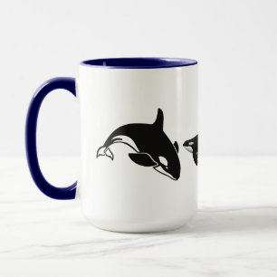 Schicksal Orca Wal Wasser Frieden Liebe Natur Tasse