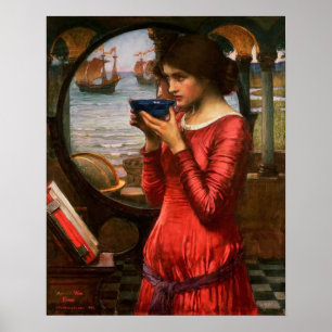Schicksal von John William Waterhouse Poster