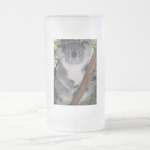 Schicksal Zazzle Süßer Koala Aussi Outback Mattglas Bierglas
