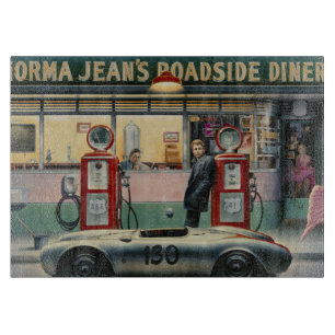 Schicksals-Landstraße Schneidebrett