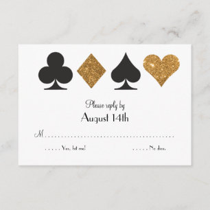 Schicksals-Las- RSVP Karte