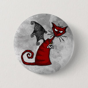 Schicksals-Miezekatze Button