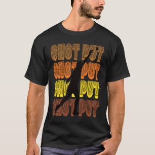 Schiebe Track & Field Shooting Turner Retro Loo se T-Shirt