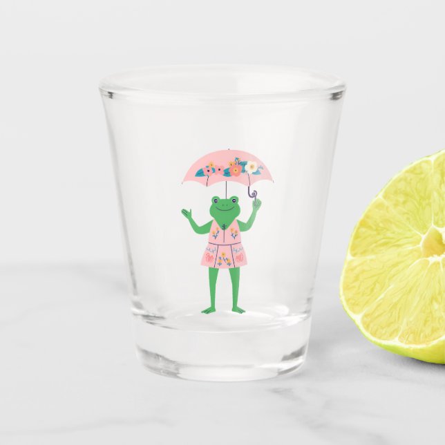 Schiebeglas Schnapsglas (Vorderseite)