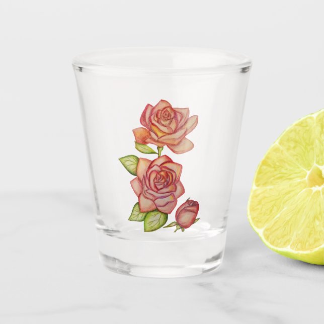 Schiebeglas Schnapsglas (Vorderseite)