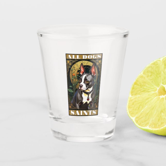 Schiebeglas Schnapsglas (Vorderseite)