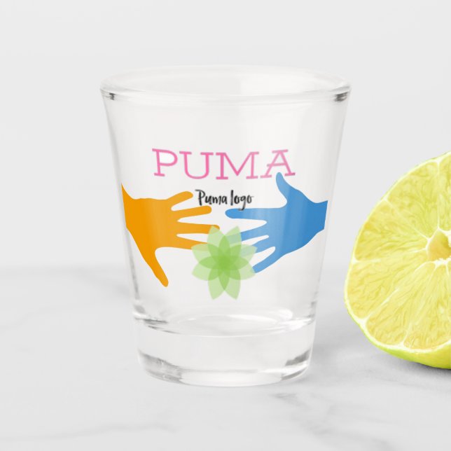 Schiebeglas Schnapsglas (Vorderseite)