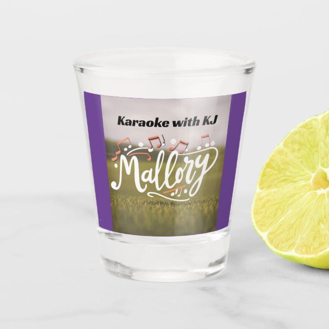 Schiebeglas Schnapsglas (Vorderseite)