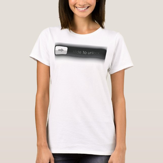 schieben Sie, um zu entriegeln T-Shirt (Vorderseite)