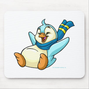 Schieben von blauem Bruce Mousepad