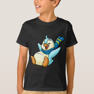 Schieben von blauem Bruce T-Shirt