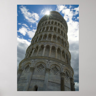 Schiebeturm von Pisa Poster