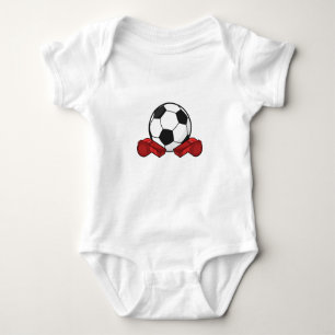 Schiedpfeifen & Fußball Baby Strampler