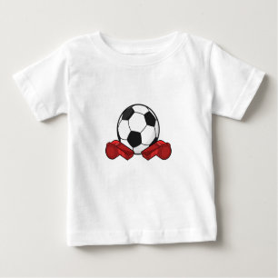 Schiedpfeifen & Fußball Baby T-shirt