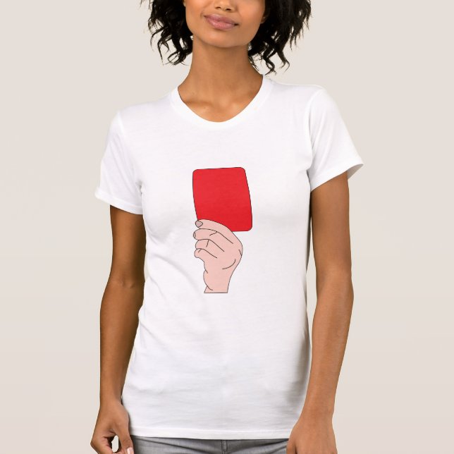 Schiedsrichter, der einen T - Shirt mit einer rote (Vorderseite)