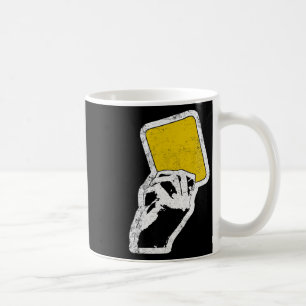 Schiedsrichter Gelbe Karte Trainer Sport Fußbyll F Kaffeetasse