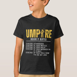 Schiedsrichter-Stundensätze Lustiger Schiedsrichte T-Shirt