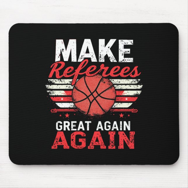 Schiedsrichter wieder groß1 mousepad (Vorne)