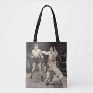 Schiedsrichterzählung im Ringboxen, Vintag