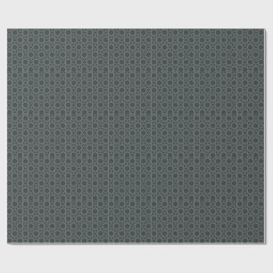 Schiefer Celadon Geometrie Geschenkpapier