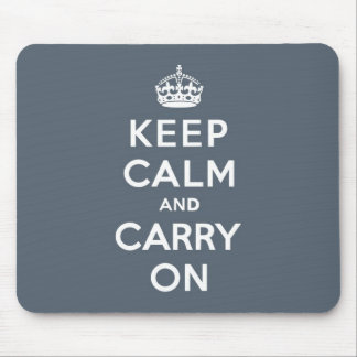 Schiefer-Grau behalten Ruhe und machen weiter Mousepad