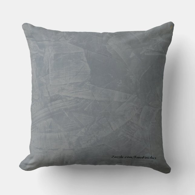 Schiefer-Plaster-Imitate Stone Pattern Throw-Pilze Kissen (Vorderseite)