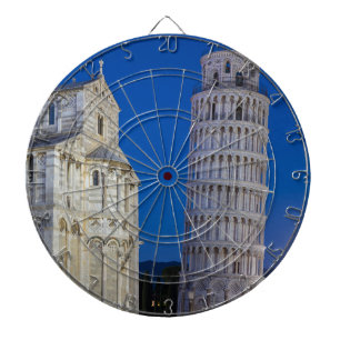 Schiefer Turm in Pisa Dartscheibe