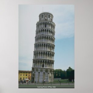 Schiefer Turm in Pisa, Italien Poster