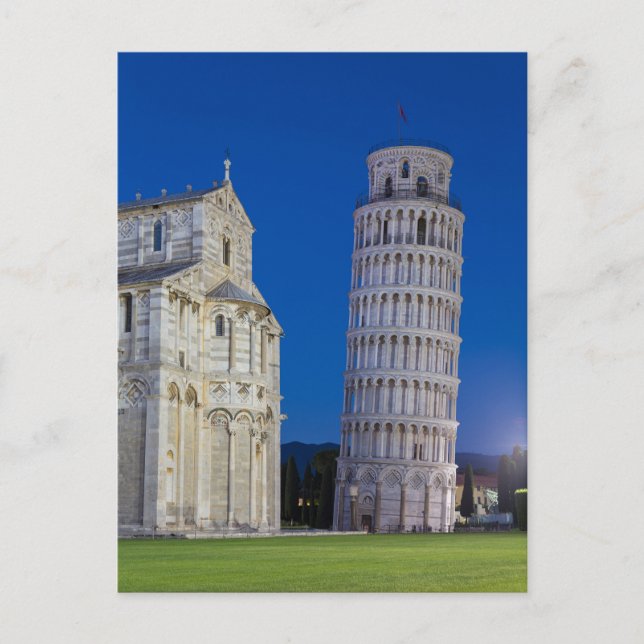 Schiefer Turm in Pisa Postkarte (Vorderseite)