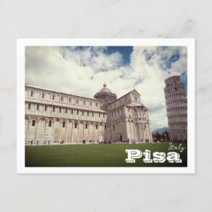 Schiefer Turm von Pisa Europa Reisefotografie Postkarte