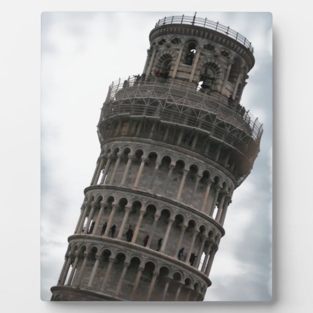 Schiefer Turm von Pisa Fotoplatte (Vorderseite)