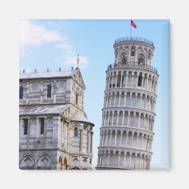 Schiefer Turm von Pisa Magnet (Vorne)