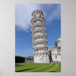 Schiefer Turm von Pisa Poster