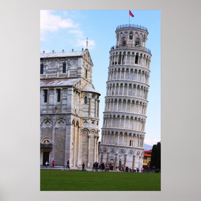 Schiefer Turm von Pisa Poster (Vorne)