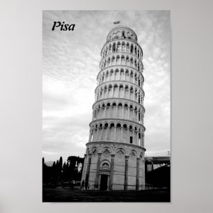 Schiefer Turm von Pisa Poster