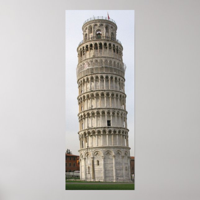 Schiefer Turm von Pisa Poster (Vorne)