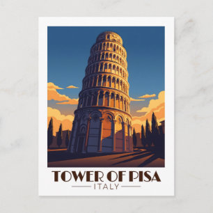 Schiefer Turm von Pisa Postkarte