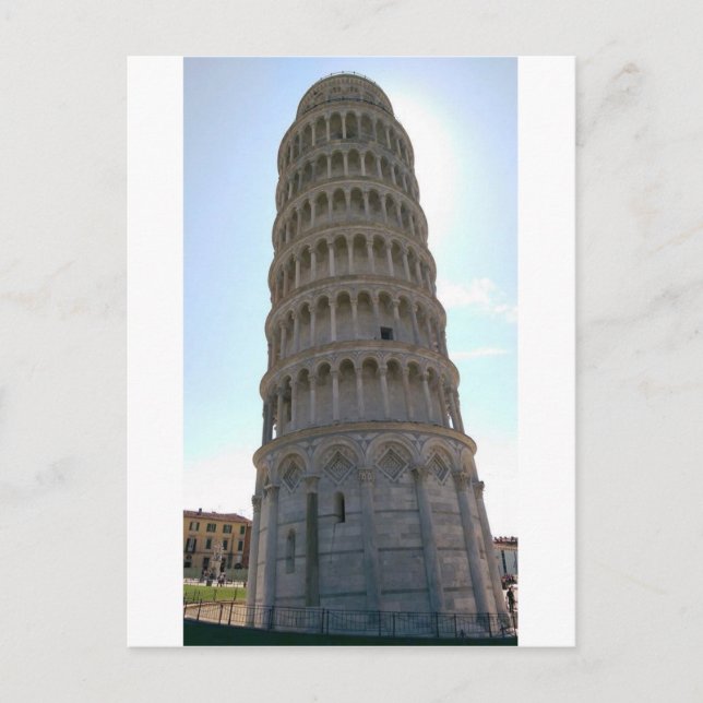 Schiefer Turm von Pisa Postkarte (Vorderseite)