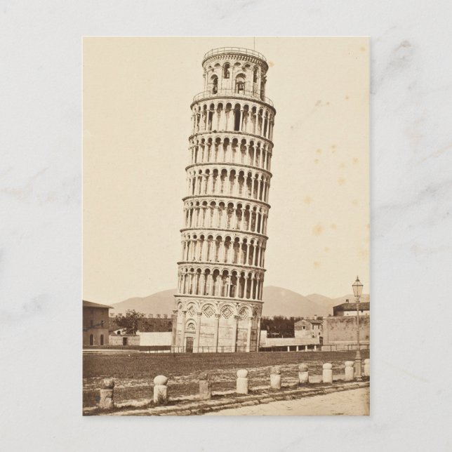 Schiefer Turm von Pisa Postkarte (Vorderseite)