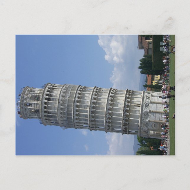Schiefer Turm von Pisa Postkarte (Vorderseite)