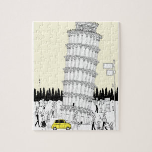 Schiefer Turm von Pisa Puzzle