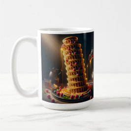Schiefer Turm von Yummy! Kaffee-Tasse delux Kaffeetasse