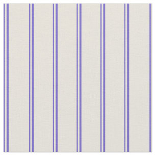 Schieferblau und Beige Muster der Streifen Stoff