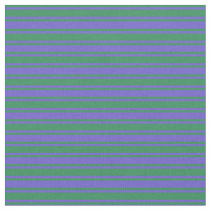 Schieferblau und grüne Streifen Stoff