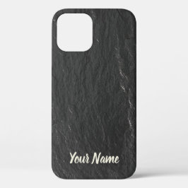 Schieferglitzern Hintergrund schwarze Schieferstru Case-Mate iPhone Hülle