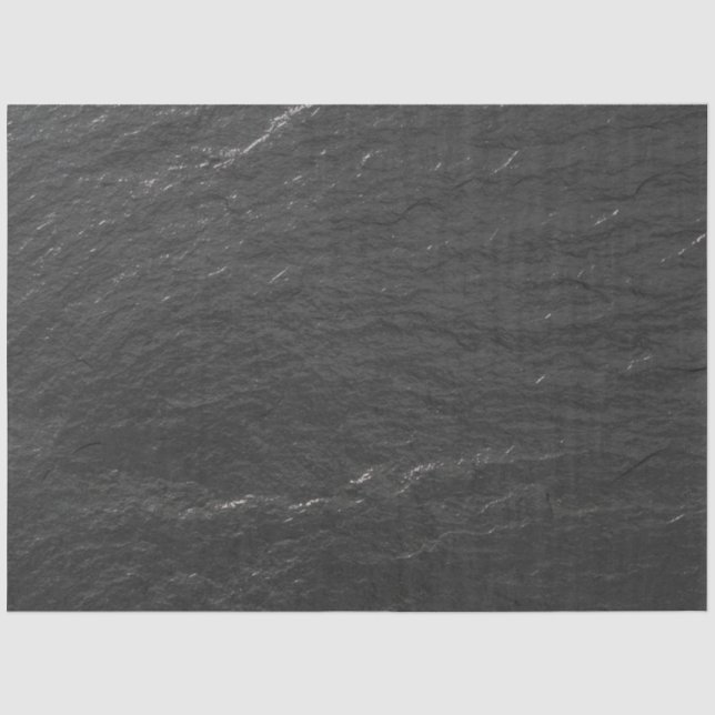 Schieferglitzern Hintergrund schwarze Schieferstru Seidenpapier (Vorderseite)