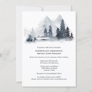 Schiefergraue Tannenwälder Bergchic Einladung